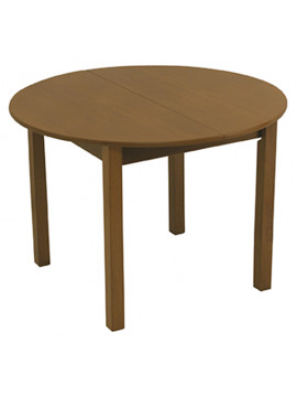 Τ-06 τραπέζι κουζίνας ξύλινo ΧΡΩΜΑ ΕΠΙΛΟΓΗΣ, Φ110(+35)xH75